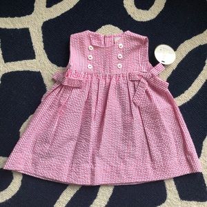 🛍SALE🛍 Red seersucker boutique dress